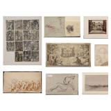 PORTFOLIO OF OLD MASTER PRINTS AND DRAWINGS.