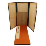 Chinese Calligraphy Book with Cover an Pamphlet.