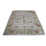 Vintage & Finely Hand  Knotted Oushak Style Carpet