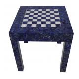 Vintage & Fine Quality Lapis Lazuli Game Table