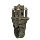 JUDAICA. Silver Jewish Ceremonial Wedding Ring.