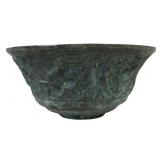 Antique Bronze Planter.