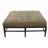Custom Upholstered Ottoman.