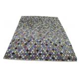 Vintage And Finely Hand Knotted Carpet.