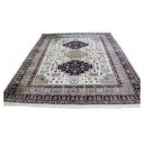 Vintage And Finely Hand Knotted Carpet.