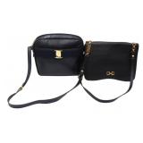 COUTURE. (2) Salvatore Ferragmo Leather Purses.