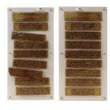 (2) Framed Series of Kammavacca Prayer Book