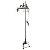 William Hunt Diederich (Attrib) Iron Floor Lamp.