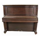 Steinway & Sons Mahogany Upright Piano Serial #