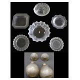 6 Piece Lot Of Lalique Glass And 2 Perfume Bottles