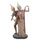 LLADRO  Porcelain Balinese / Polynesian Dancers.