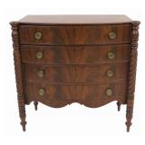 Mahogany Sheraton Chest of Drawers.