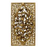 Chinese Highly Carved Giltwood Panel.