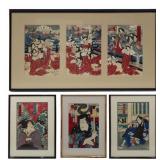 Collection of Japanese Woodblock Prints.