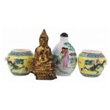 Collection of (4) Asian Cabinet Items.