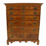 Antique American 6 Drawer Chest.