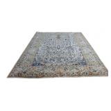 Vintage And Finely Hand Knotted Carpet.