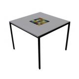 Rare Midcentury Knoll Laminate Table with Tile