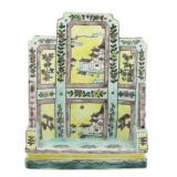 Chinese Famille Verte Enameled Incense Altar.