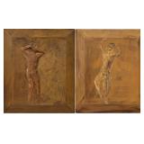 NICOLAS AFRICANO (AMERICAN, B. 1948) [2 WORKS].