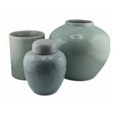 (3) Chinese Incised Celadon Ceramics.