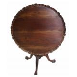 Antique Mahogany Tilt Top Table with Birdcage.
