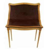 Antique Sheraton Style Banded Mahogany & Maple