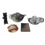 Collection of Jadeite, Jade and Hardstone Carvings