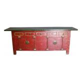 Large Decorative Asian Inspired Sideboard