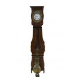 Antique French Pine Grandfather Clock.