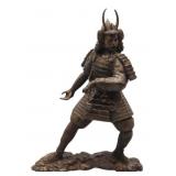 Japanese Bronze Sengoku Warrior.