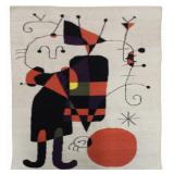 After JOAN MIRO Handwoven Wool Tapestry.