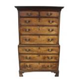 Antique Georgian Chest on Chest.