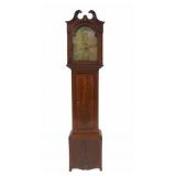 PETER MILLER Signed Mahogany Grandfather Clock.
