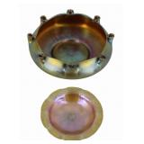 TIFFANY & STEUBEN Lot of Favrile Glass.