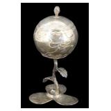 JUDAICA. Silver Besamim Spice Box