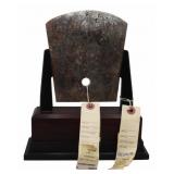 Chinese Hardstone Axe Head on Stand.