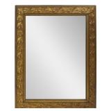 Midcentury Carved and Gilt Wood Mirror.