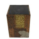 Midcentury Paul Evans Slate Top Cube Table.