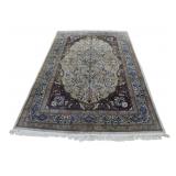 Vintage And Finely Hand Knotted Carpet.