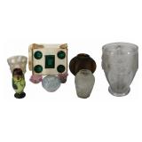 Modern Glass Grouping (9 Pcs) Verlys etc.