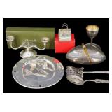 JEWELRY Sterling Flatware and Designer Silverplate