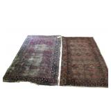 3 Antique & Finely Hand Knotted Style Carpets.