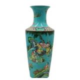 Chinese Famille Verte Turquoise Glaze Vase.