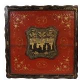 Chinese Lacquered and Gilt Decorated Box.