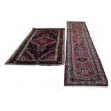 Vintage & Finely hand Knotted Runner & An