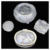 Lalique Crystal 4 Piece Grouping