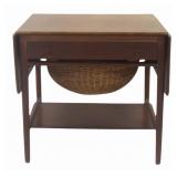 Midcentury Teak Hans Wegner Sewing Stand.