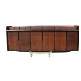 ASNAGHI FRANCO Midcentury Rosewood Sideboard.