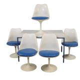 Midcentury Knoll Table & 6 Chairs.